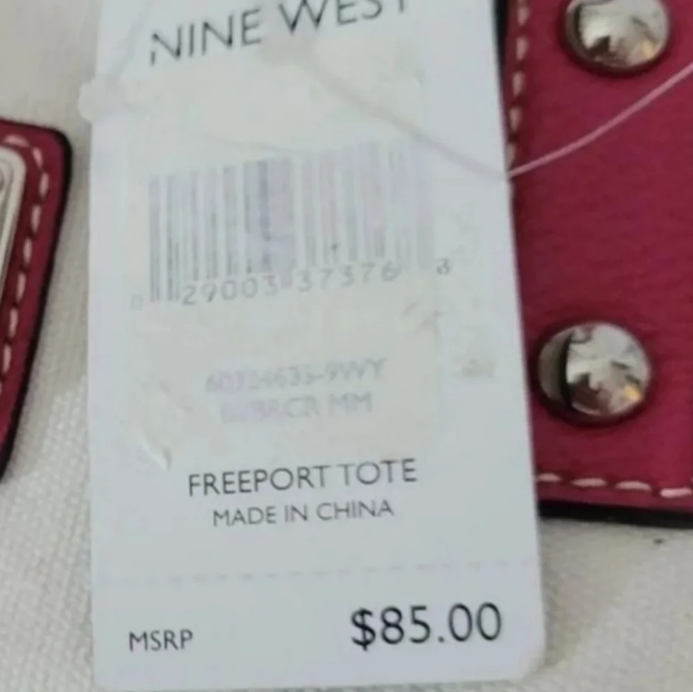 Nine West Canvas Freeport Tote | NEW